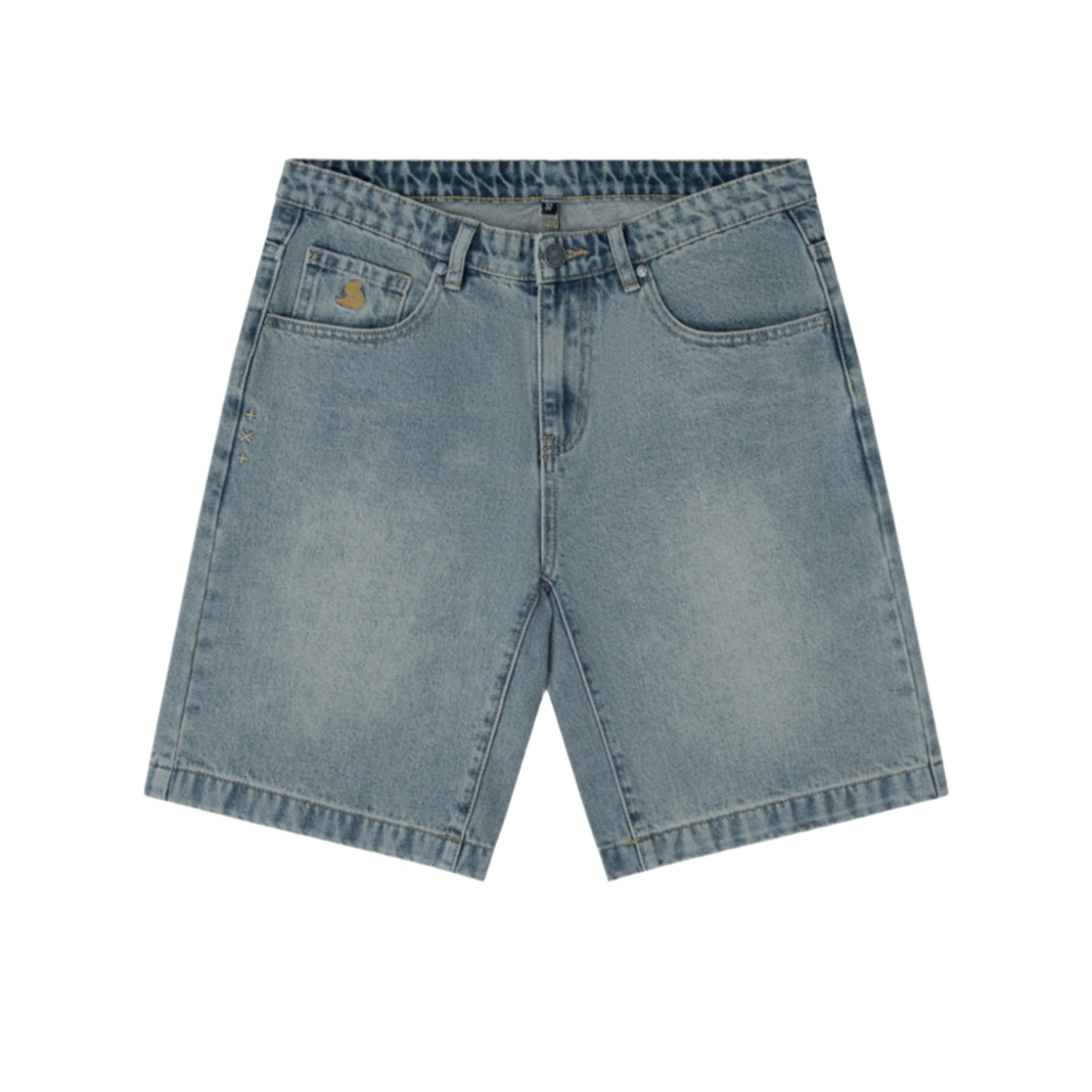 Vintage Blue Denim Bermuda Denim