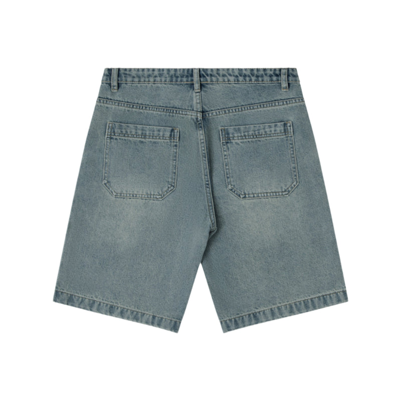 Vintage Blue Denim Bermuda Denim