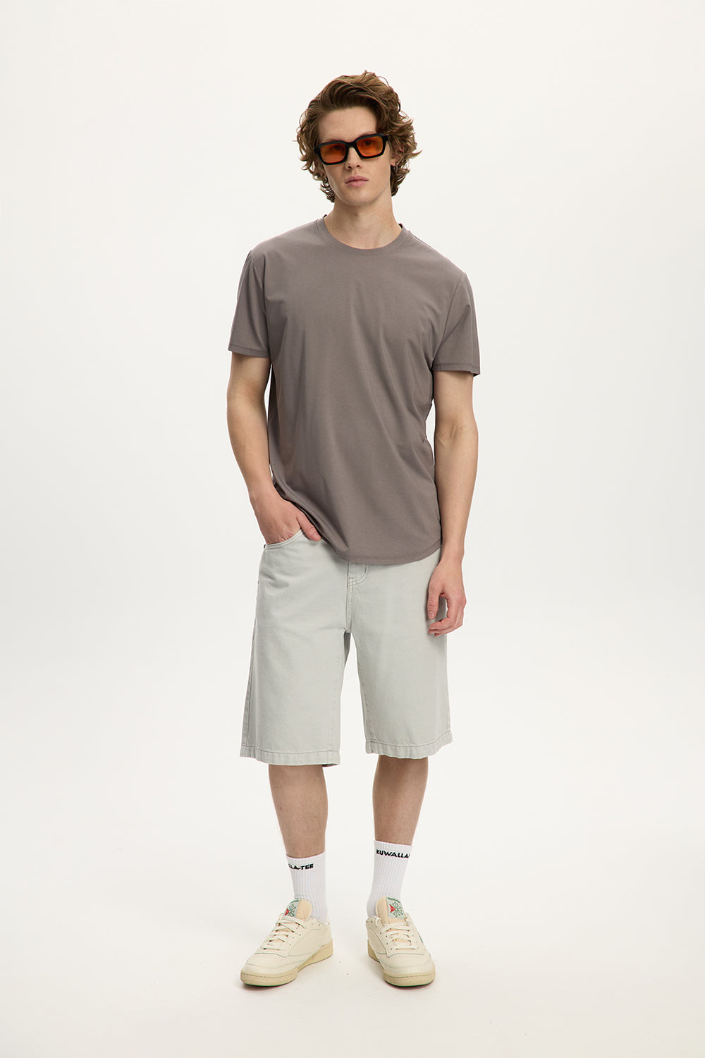 Charcoal Cloud Hi-Lo Tee