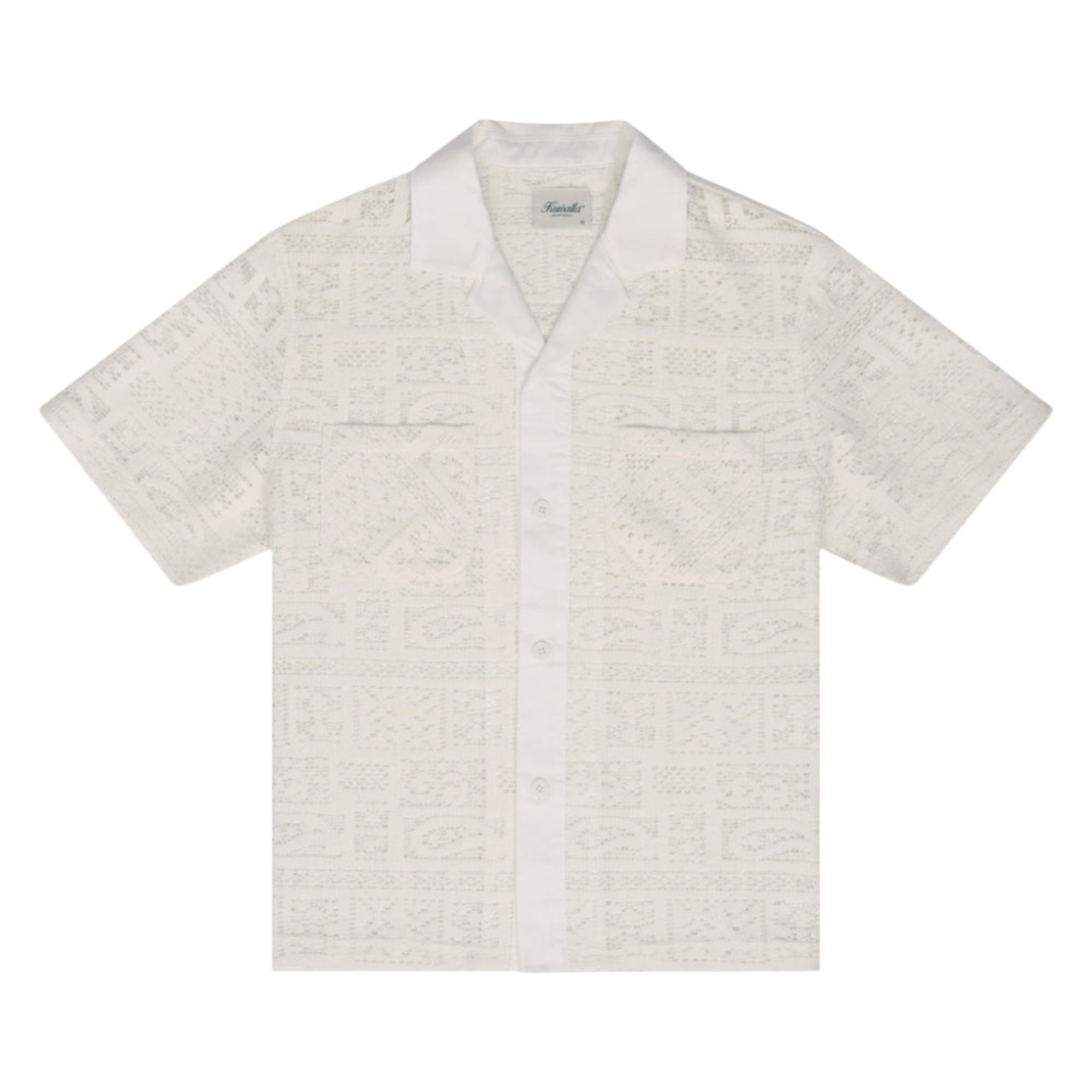 White Crochet Yacht Shirt 2.0