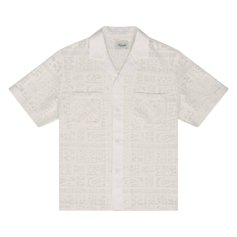 White Crochet Yacht Shirt 2.0