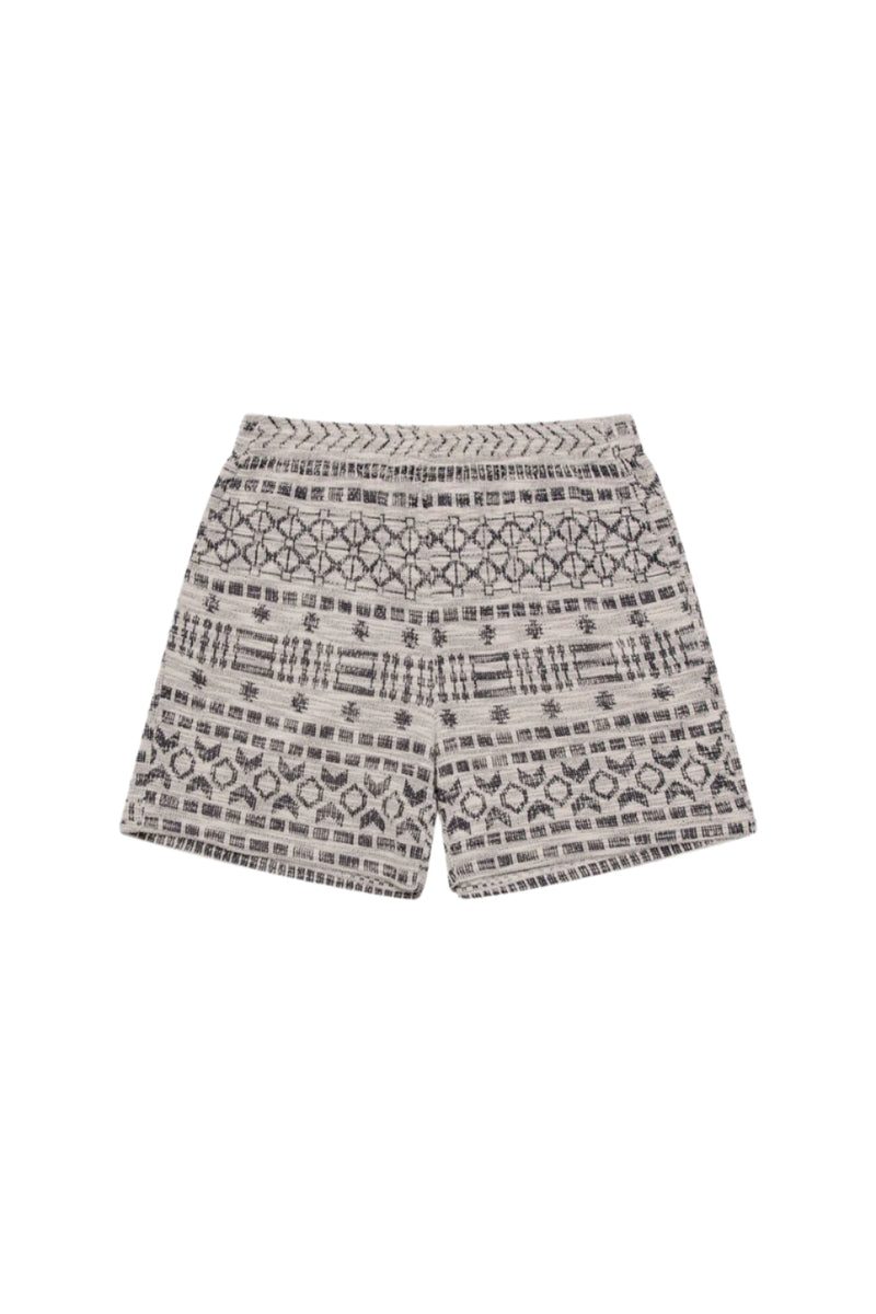 Jacquard Tribal Short - Blue