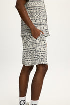 Jacquard Tribal Short - Blue