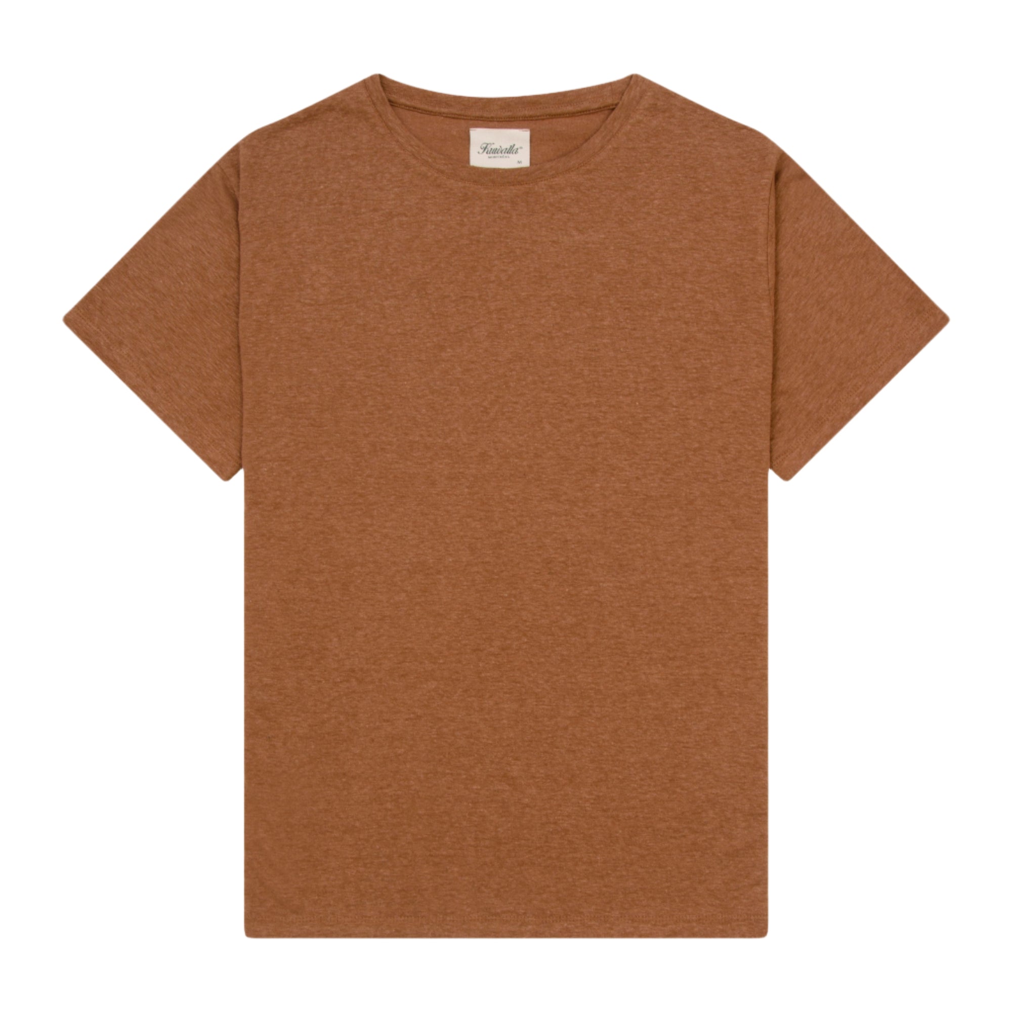 Brown Linen Essential Tee