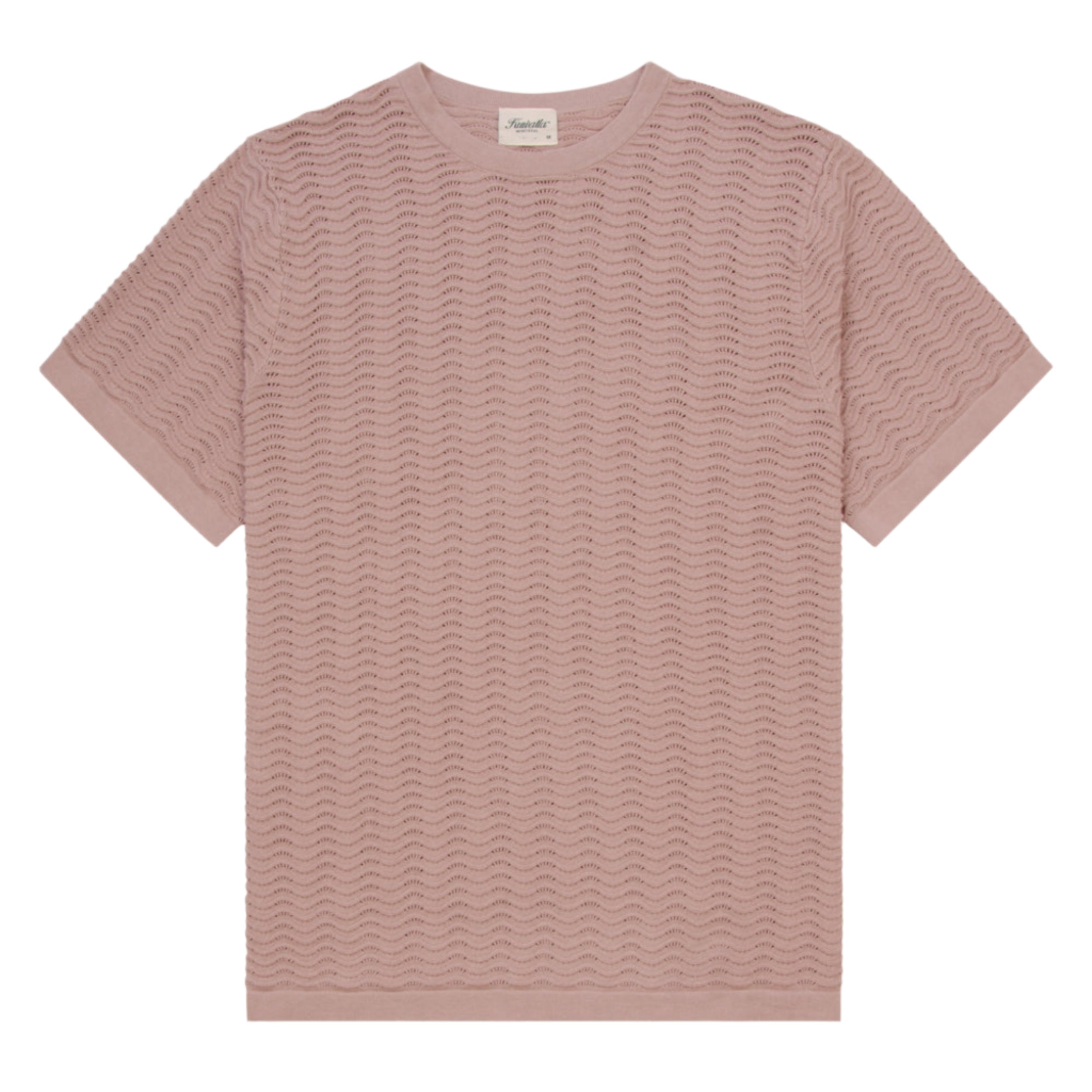 Dusty Lilac Wave Knit Tee