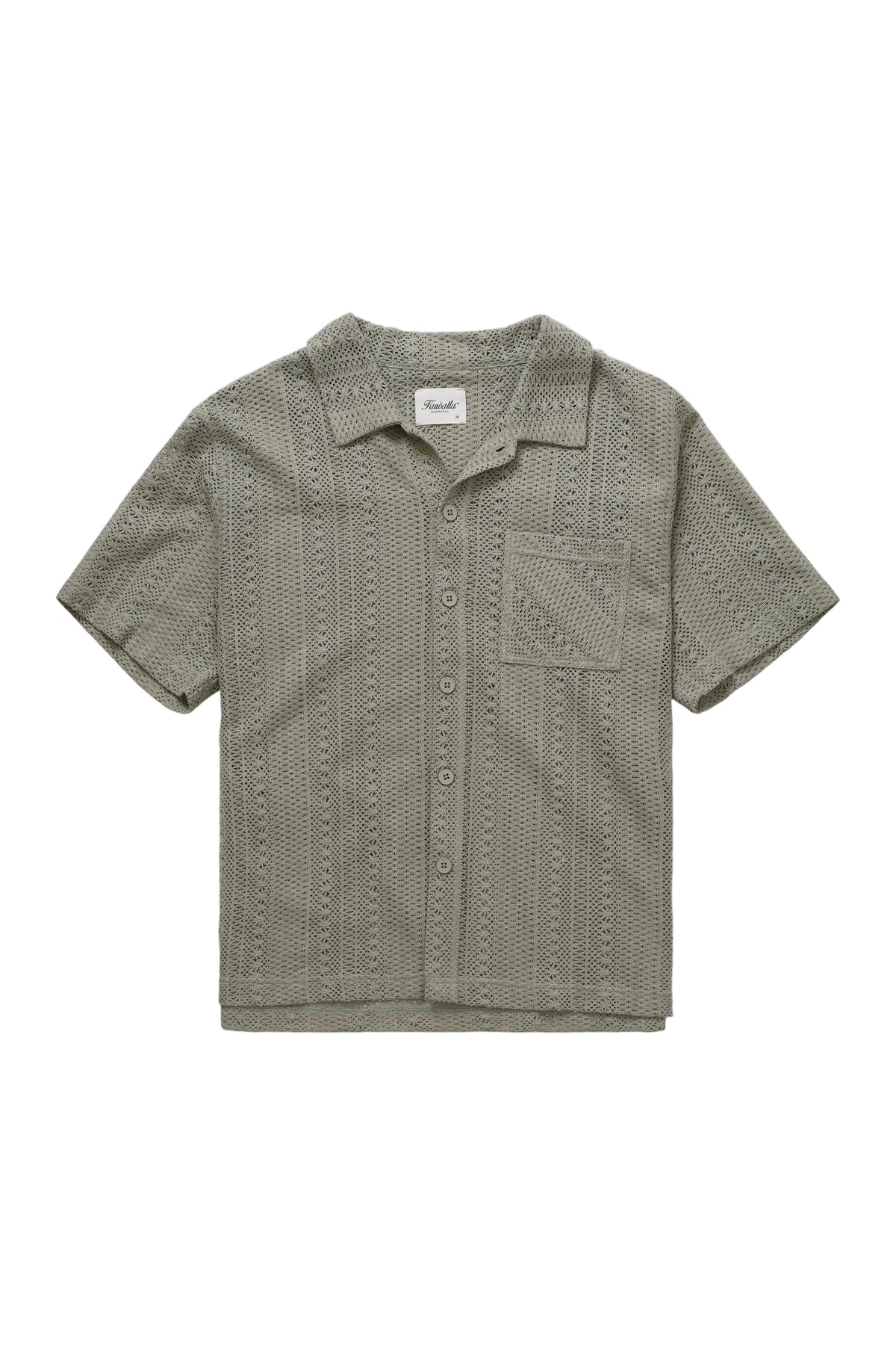 Chemise en crochet à boîte - Sauge
