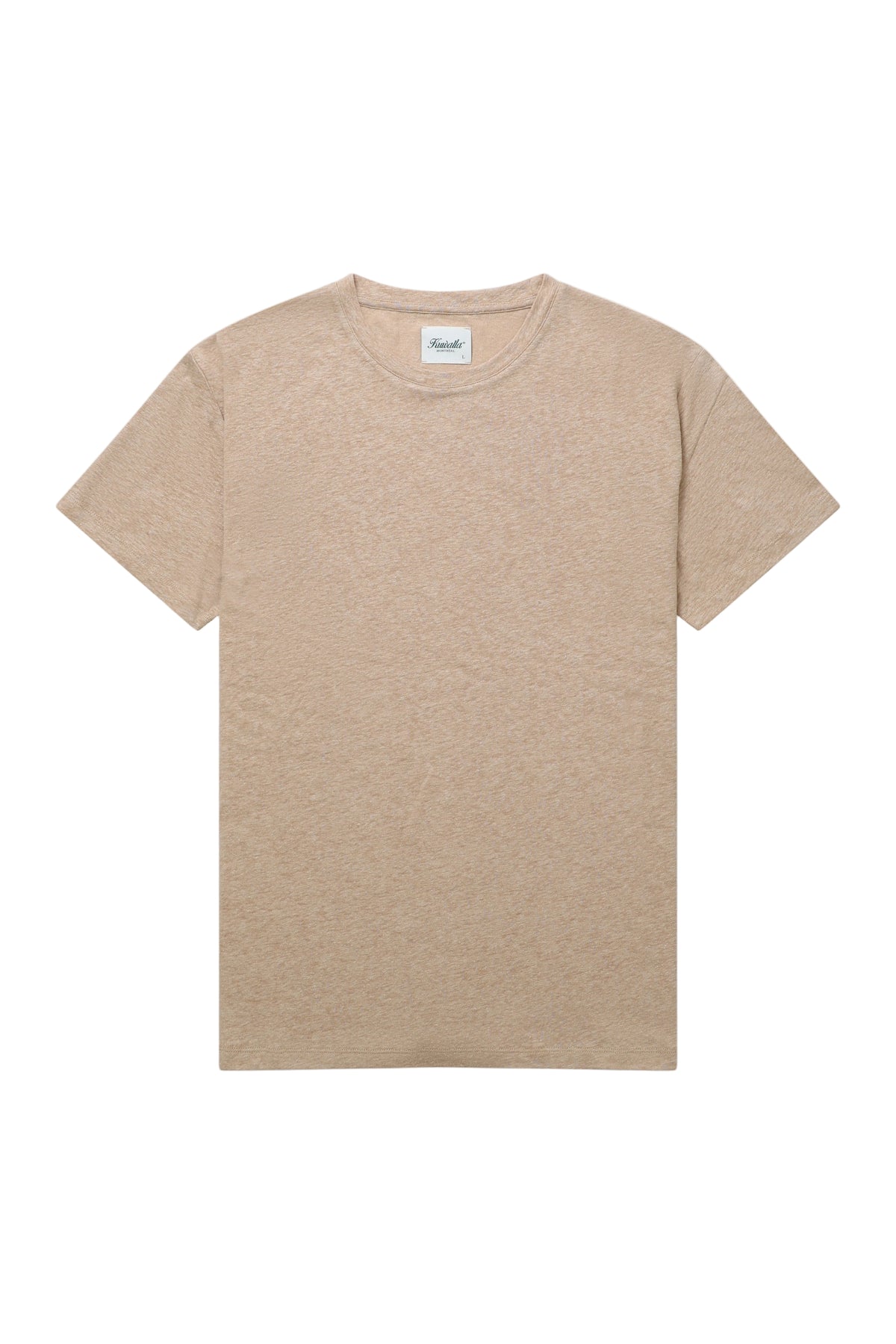 T-shirt en lin beige