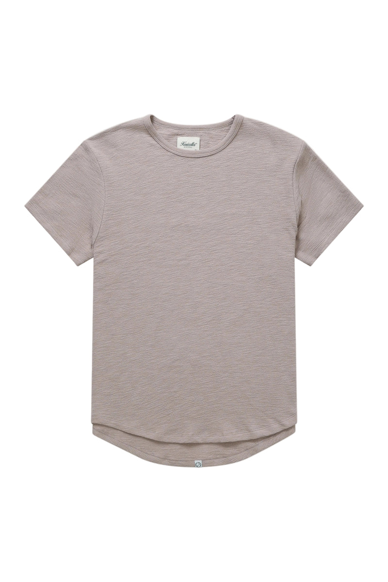 Slub Hi Lo - Taupe