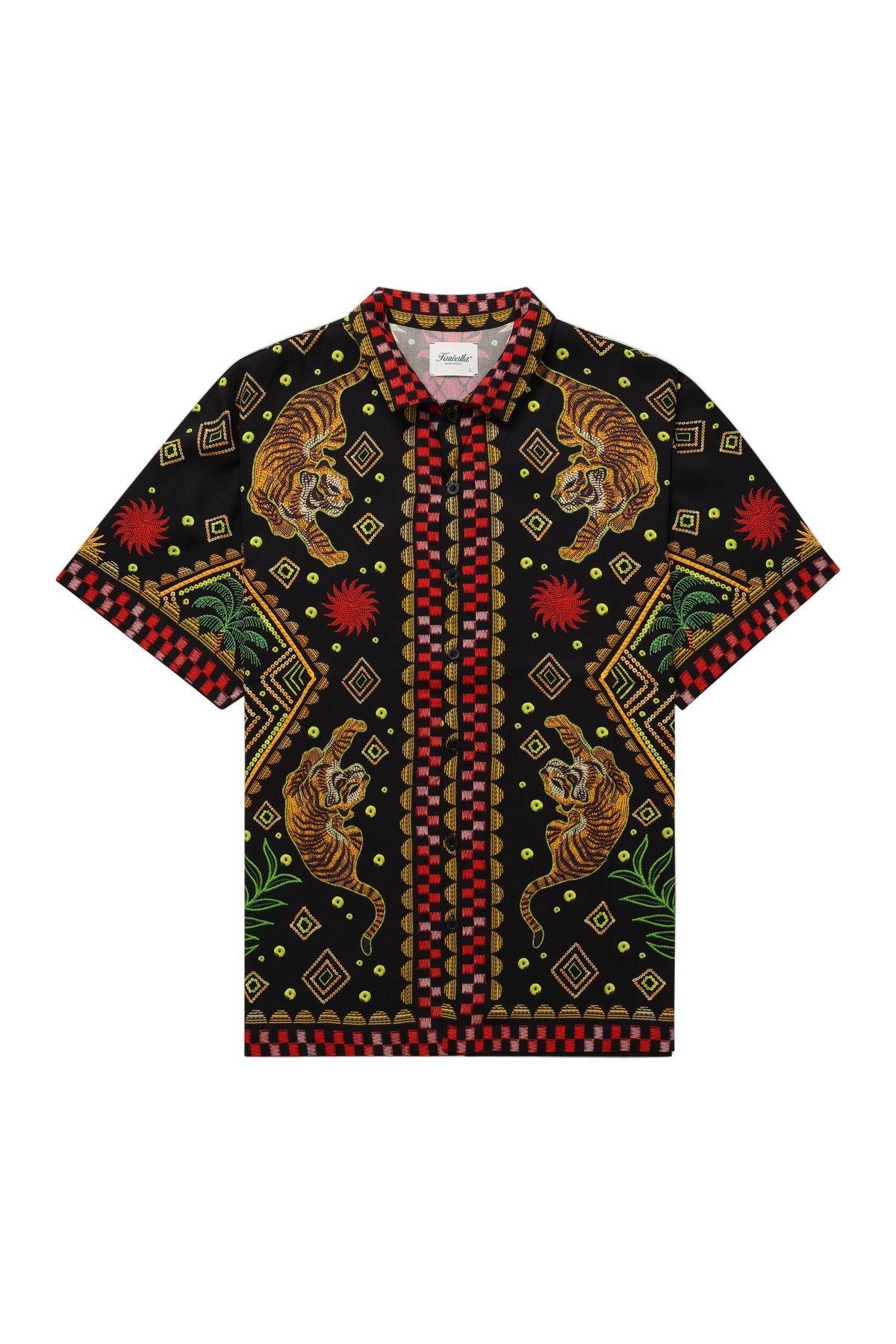 Beach Shirt - Tiger Black