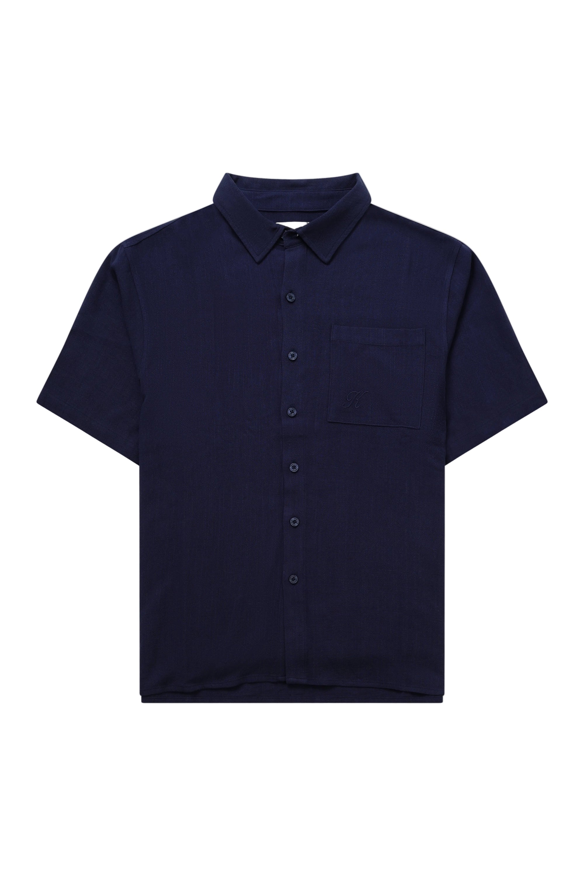 Chemise en lin - Bleu marine