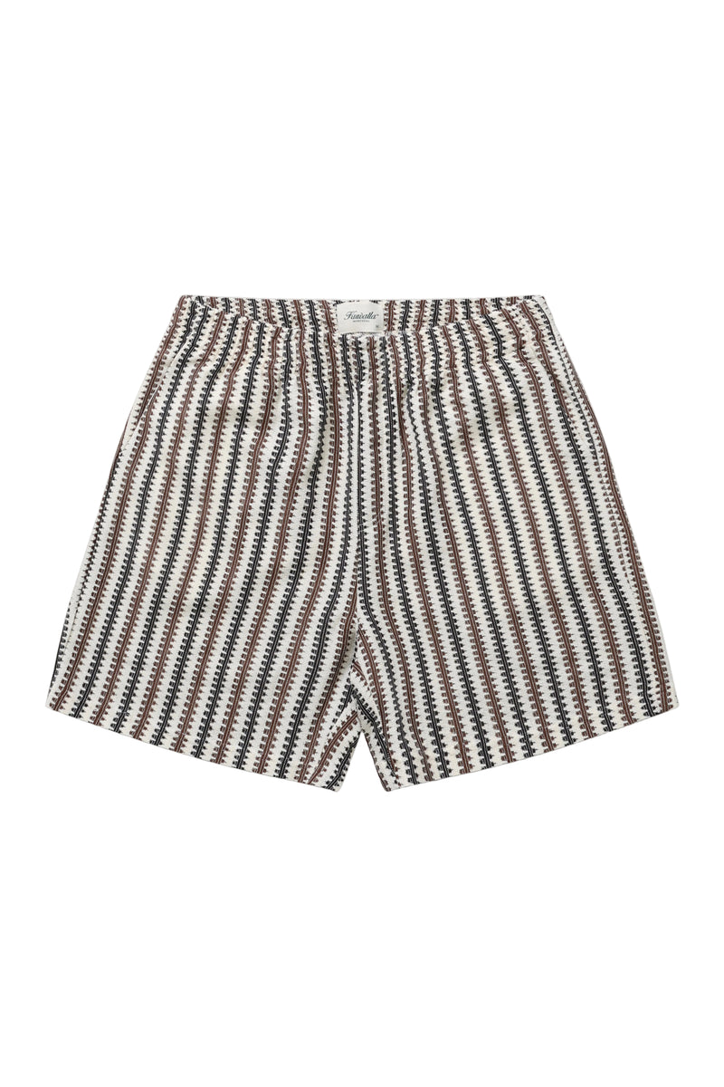 Court en zigzag - Marron