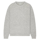 Light Grey Basketweave Crewneck