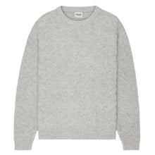 Light Grey Basketweave Crewneck