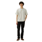Grey Boxy Waffle Tee