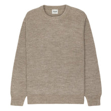 Marled Beige Knit Cew Neck