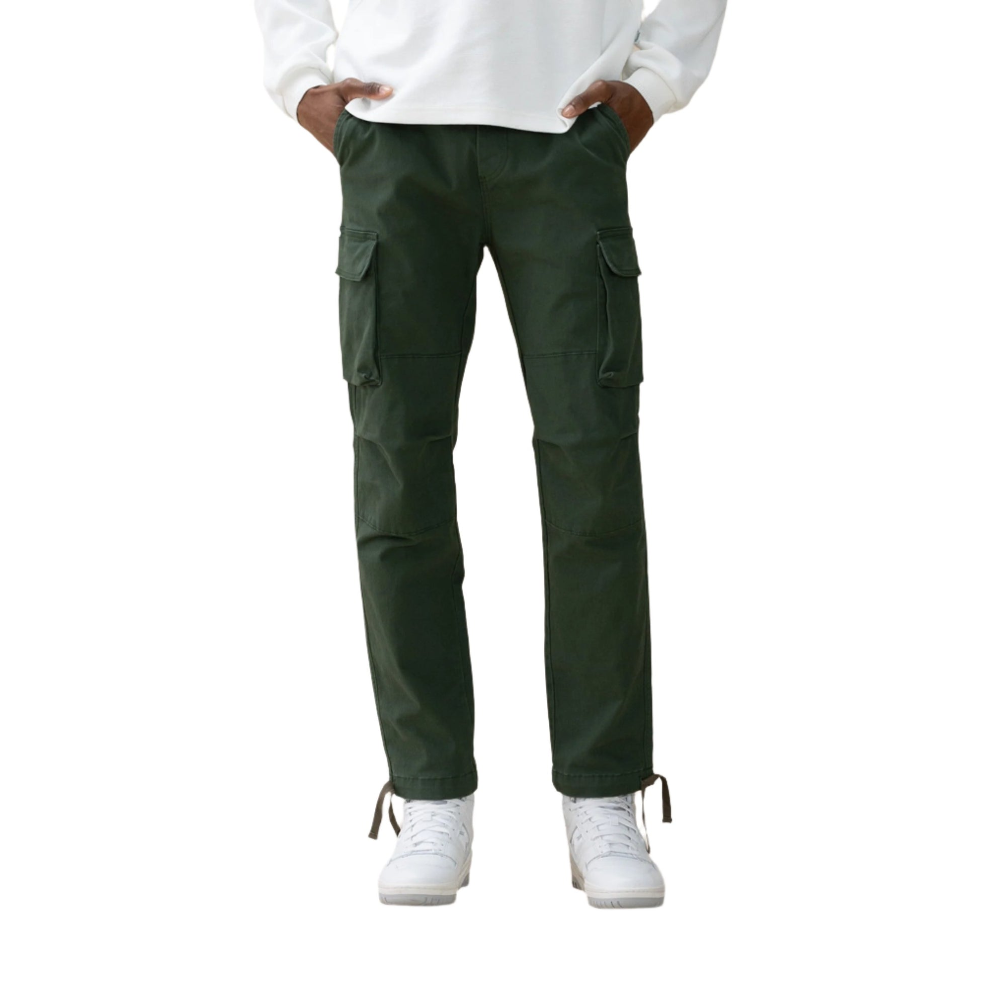 Green Tapered Cargo Pant