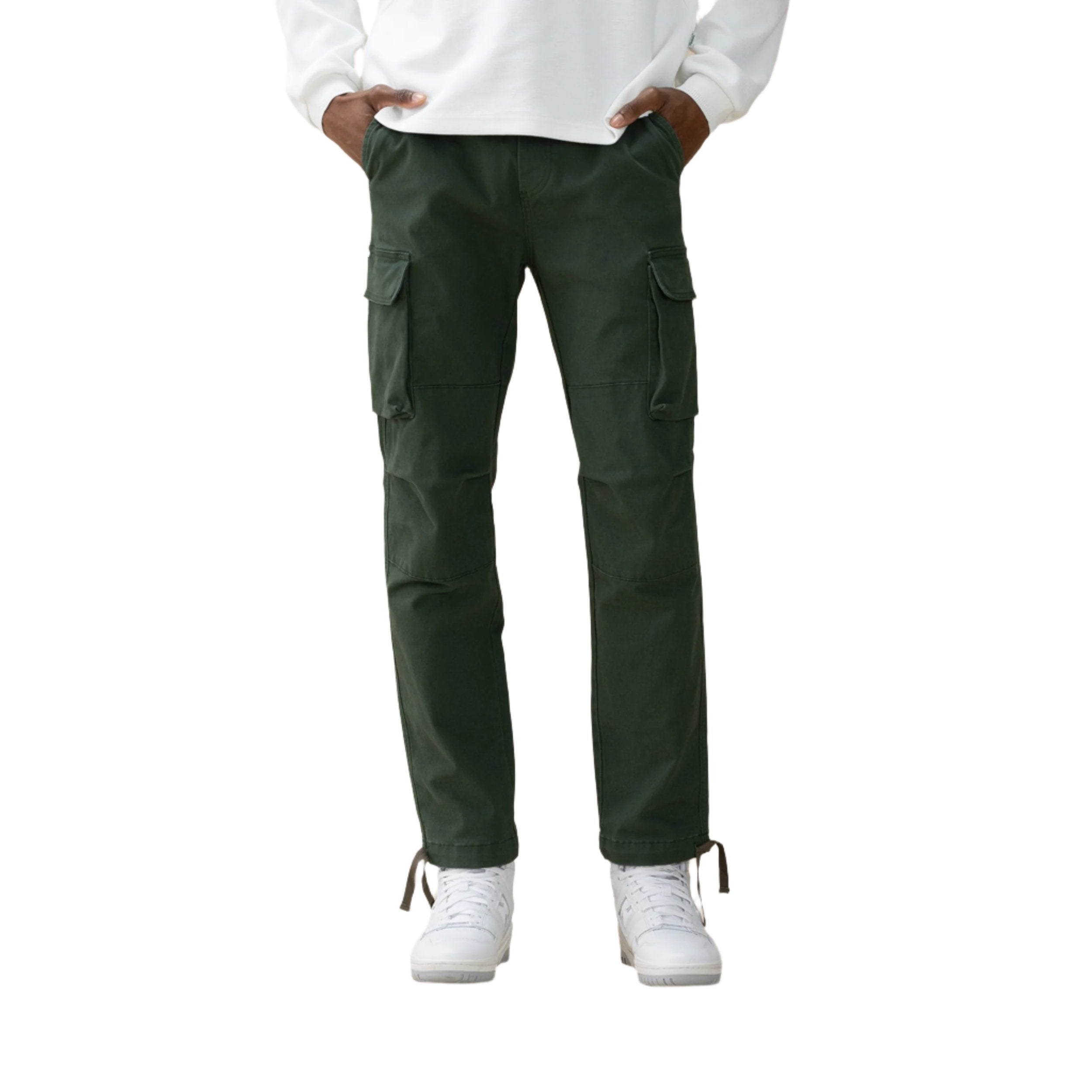 Green Tapered Cargo Pant