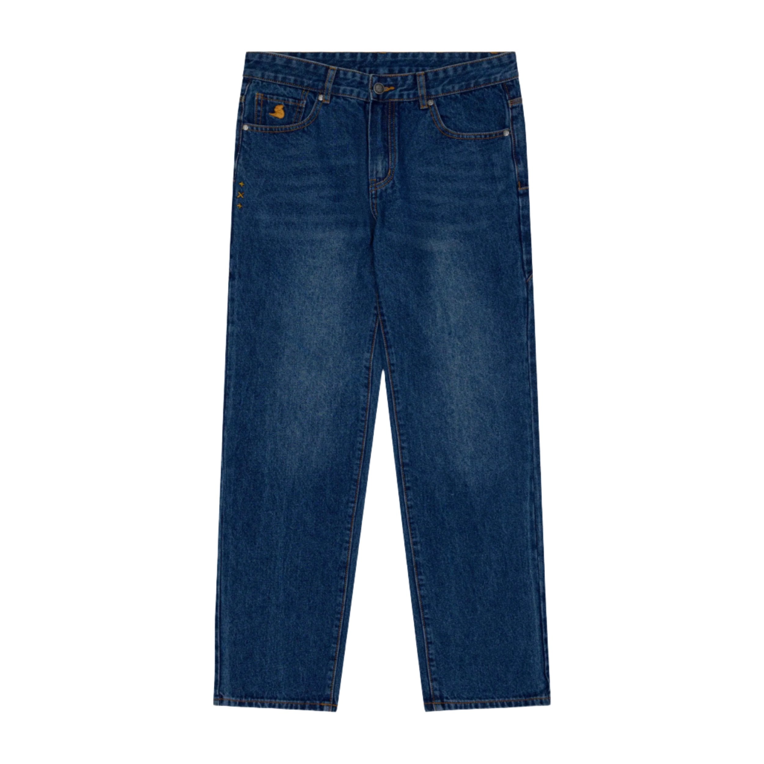 Dark Blue Loose Denim