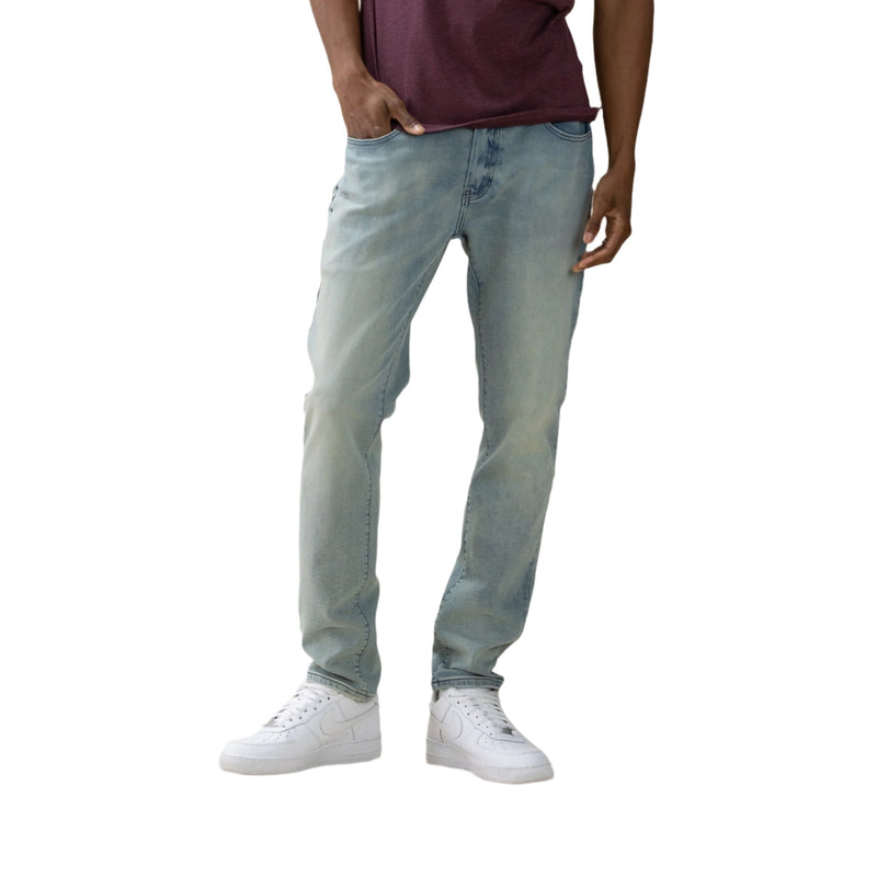 Mid Blue Performance Denim - Slim