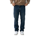 Dark Blue Performance Denim - Slim