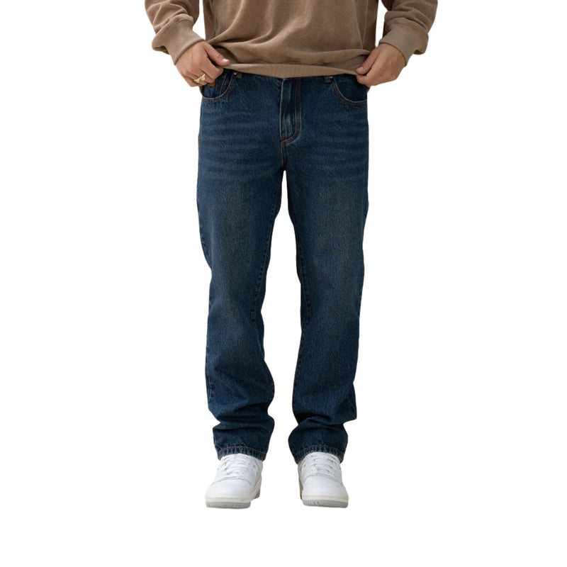 Dark Blue Performance Denim - Slim
