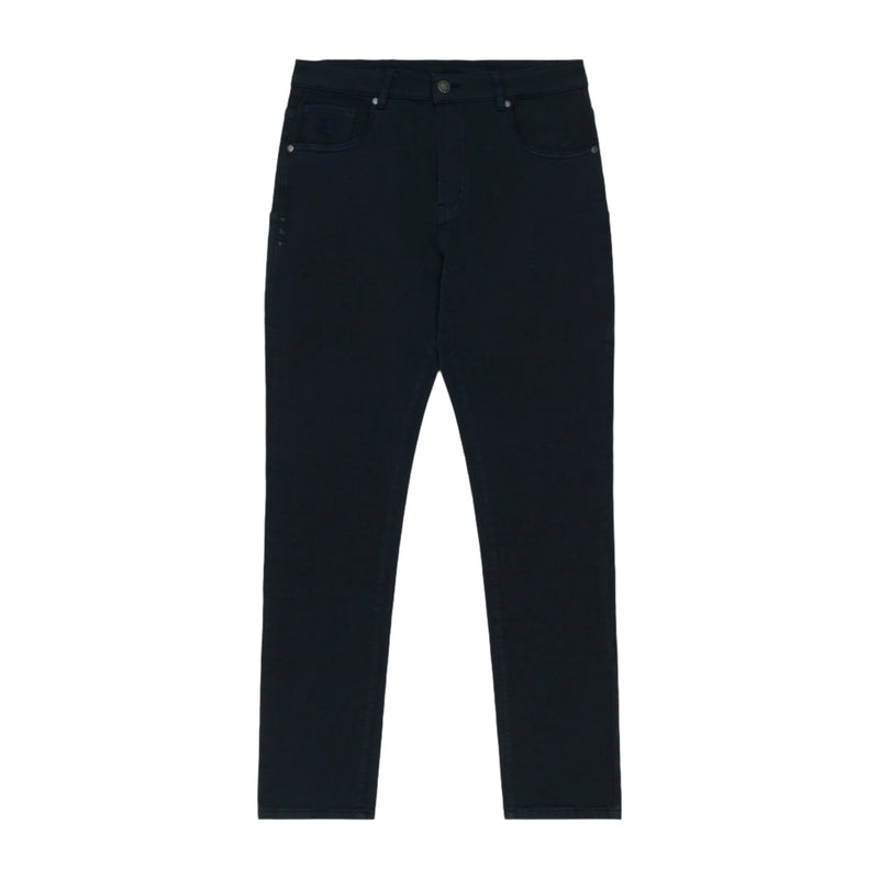 Black Super Stretch Knit Denim - Slim