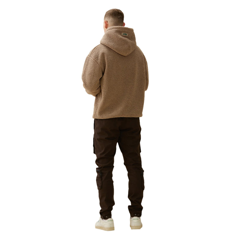 Taupe Plush Hoodie