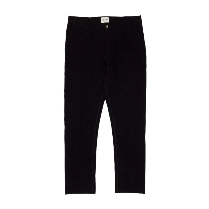 Black Pleated Lounge Trouser