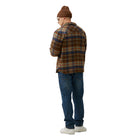 Blue Quilted Plaid Jacket
