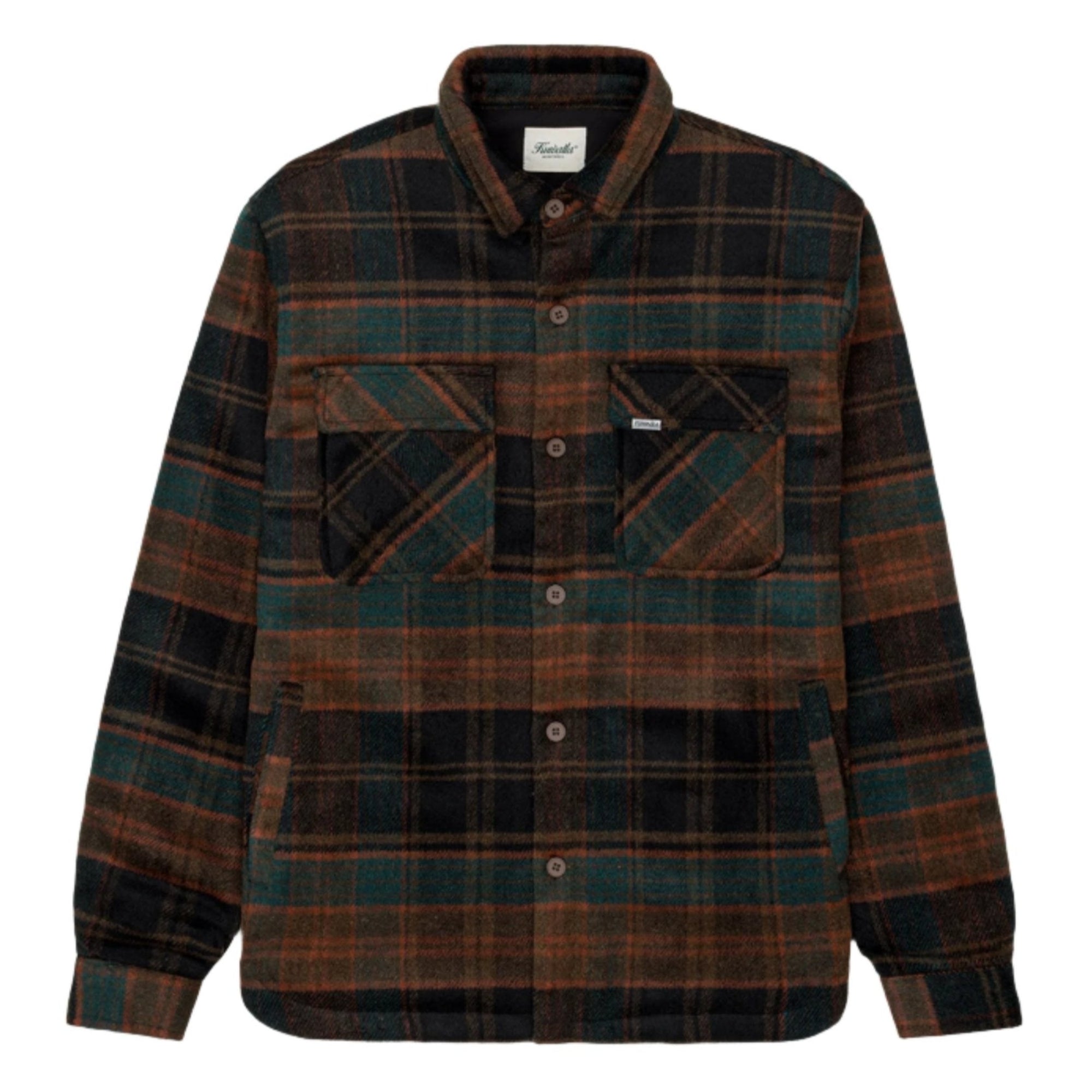 Spruce Quilted Plaid Jacket