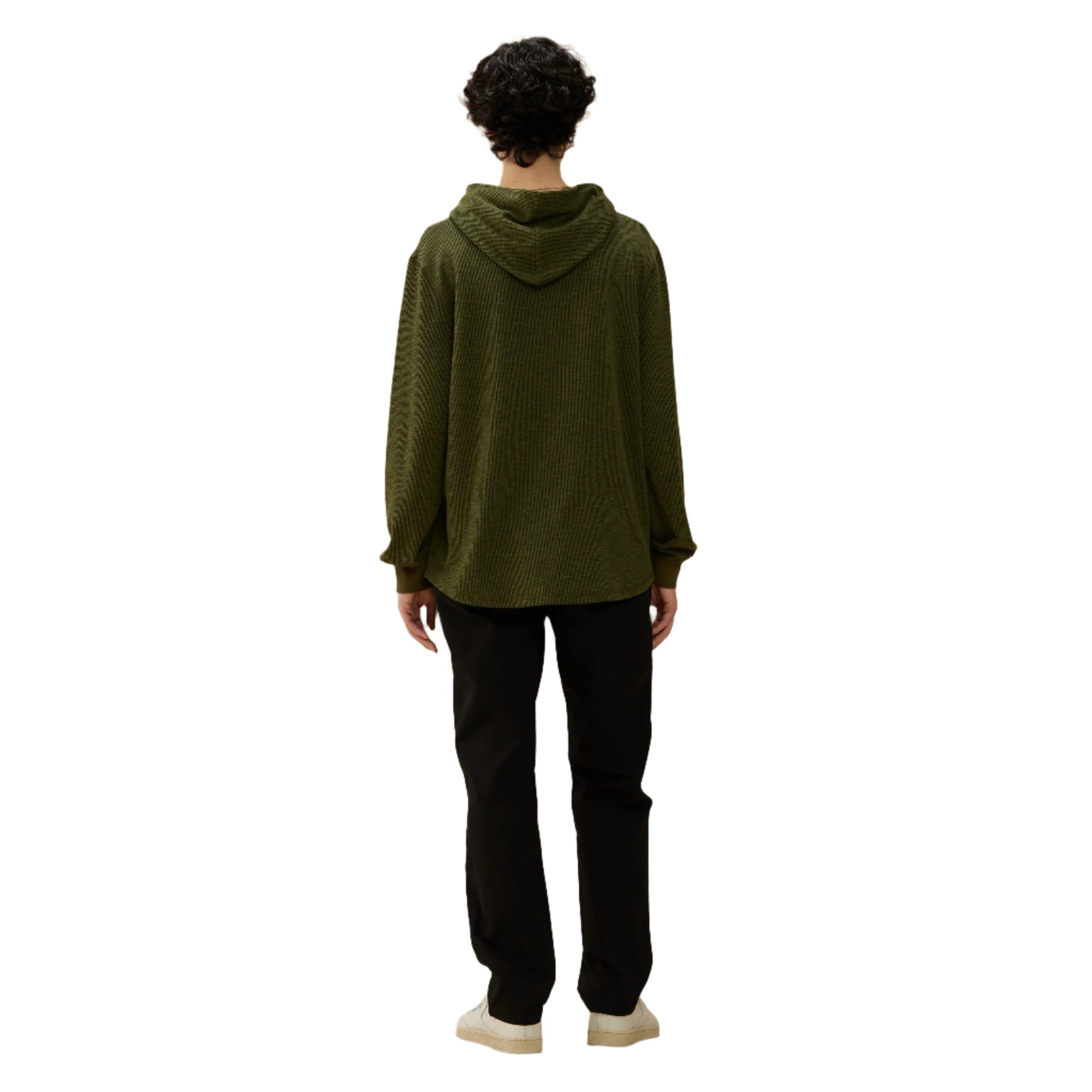 Olive Thermal Hoodie