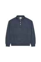 Chenille Polo - Dark Blue