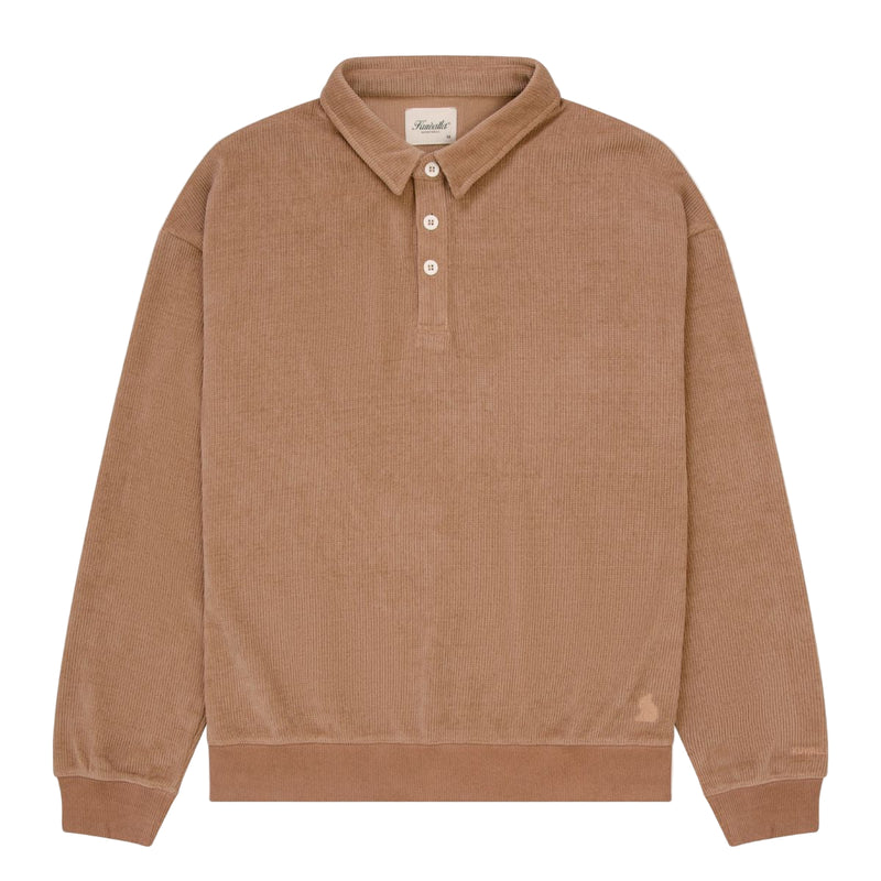 Chenille Polo - Brown