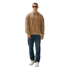 Chenille Polo - Brown