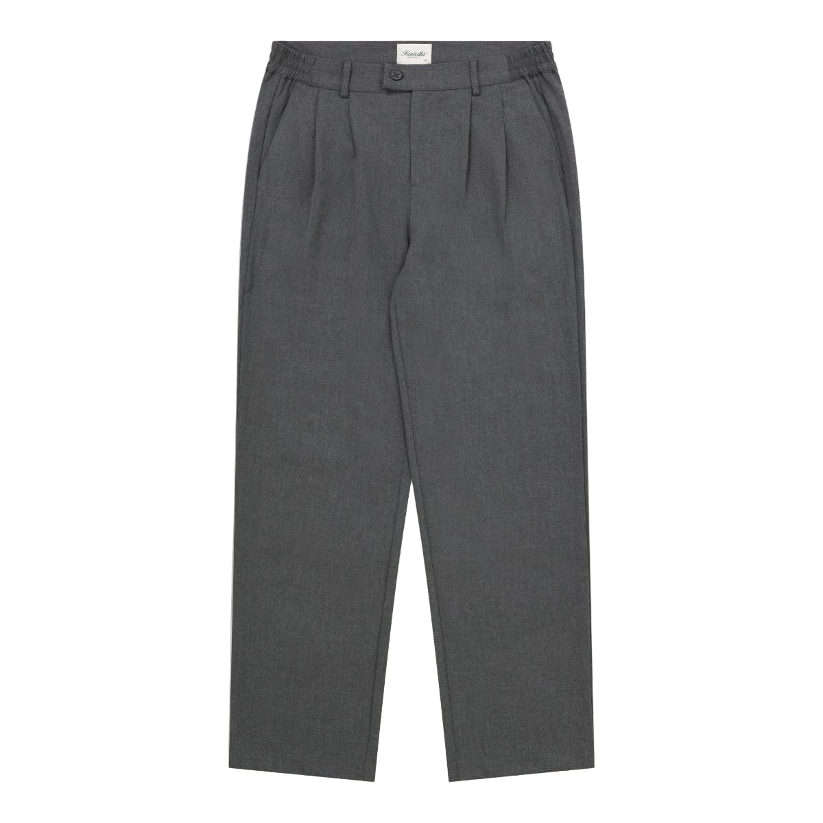 Double Pleat Pant - Charcoal
