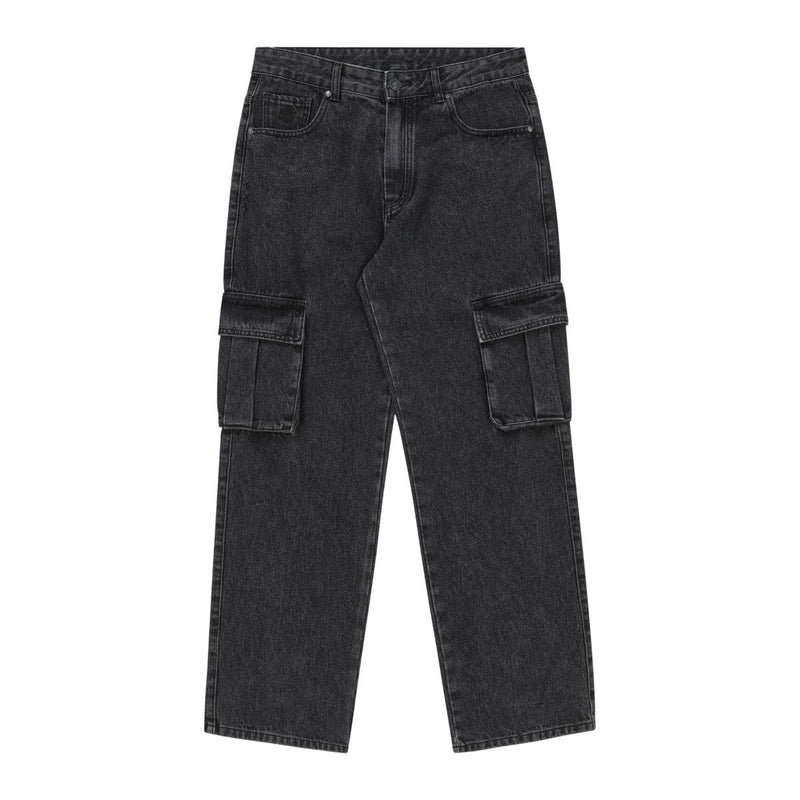 Baggy Cargo Denim - Grey