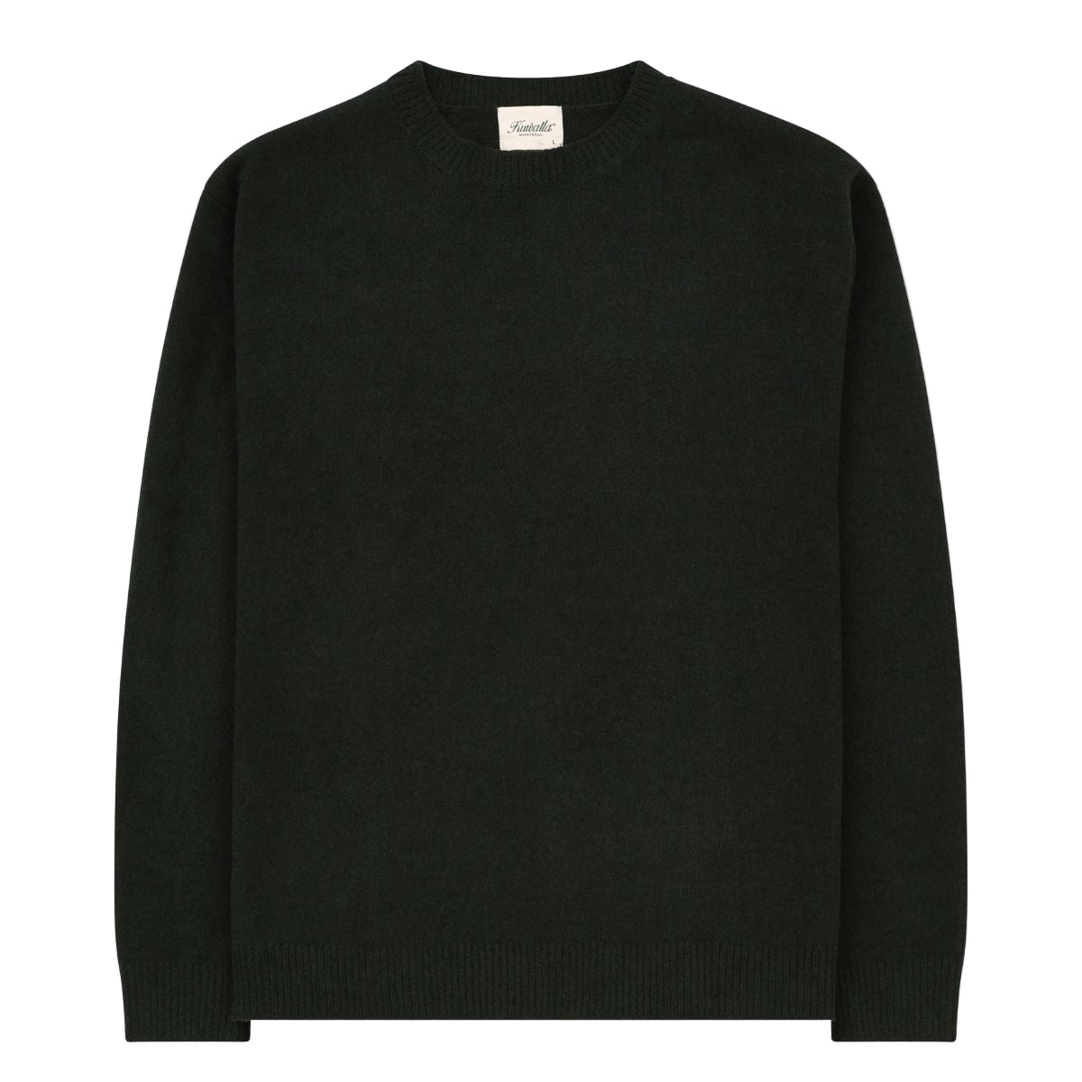 Textured Knit Crew - Pine