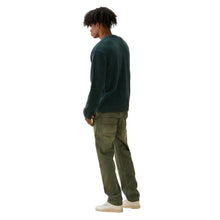 Textured Knit Crew - Pine