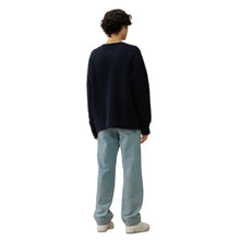 Textured Knit Crew - Black