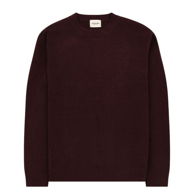 Textured Knit Crew - Fig