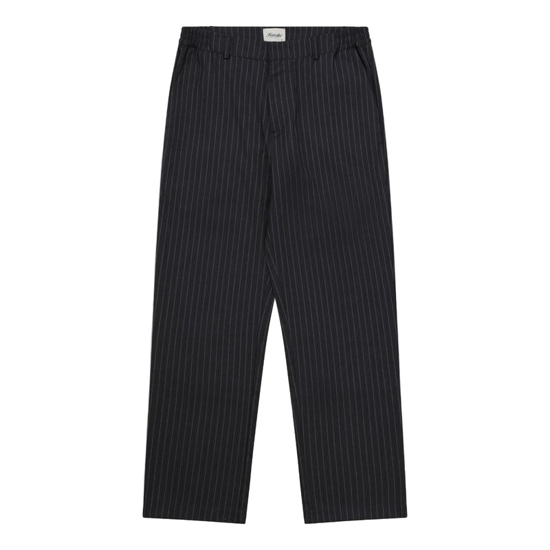 Pinstripe Ponti Trouser - Grey