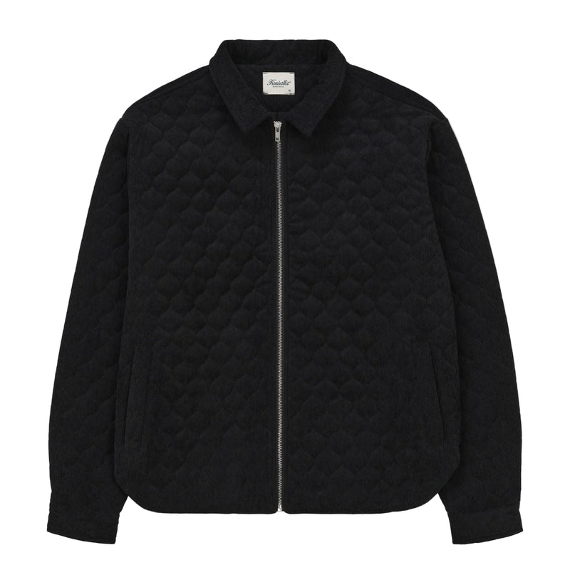 Quilted Corduroy Jacket - Black