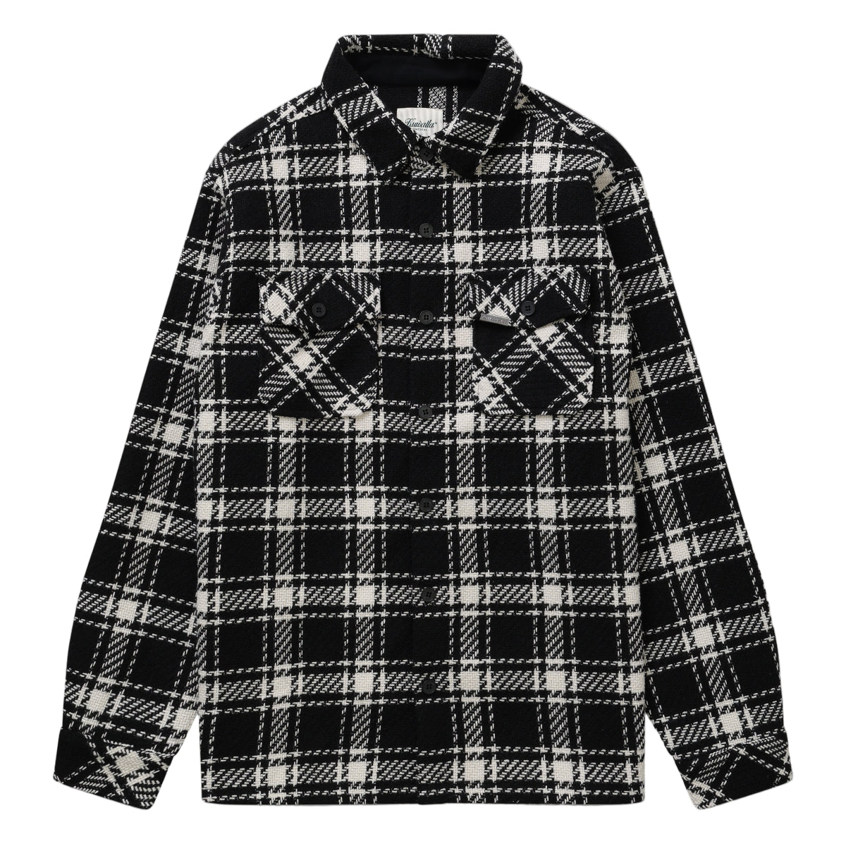 Heavyweight Plaid Shirt - Black