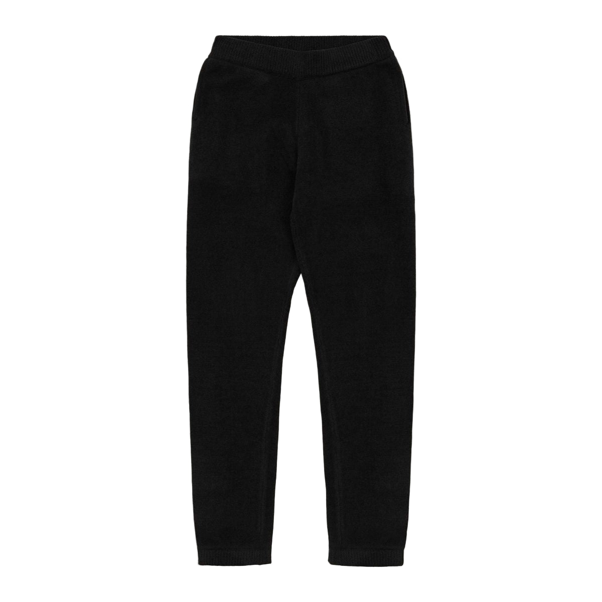 Textured Knit Sweatpant - Black