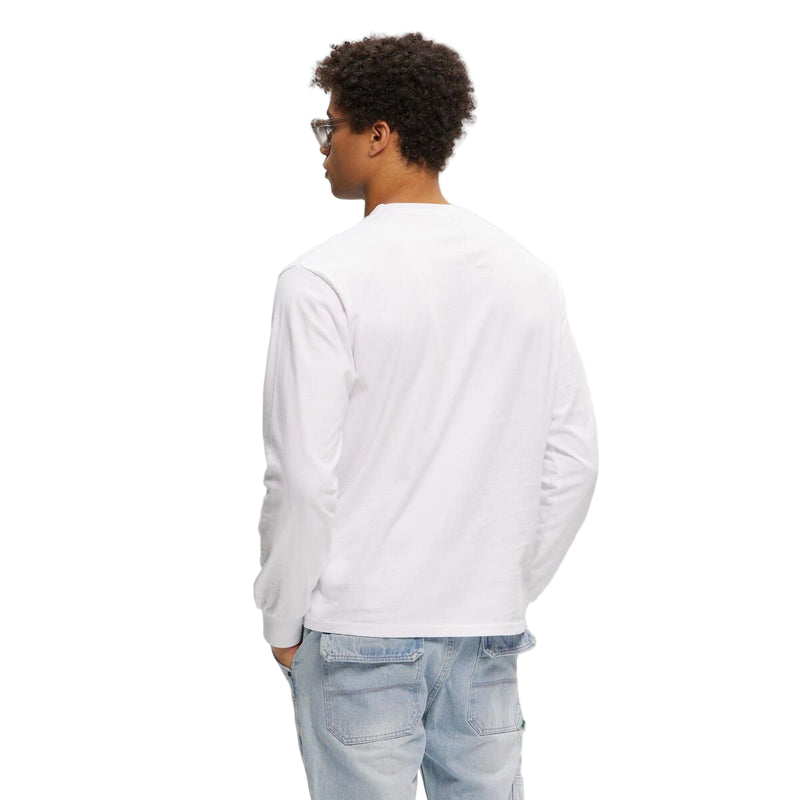 Long Sleeve Boss Tee - White