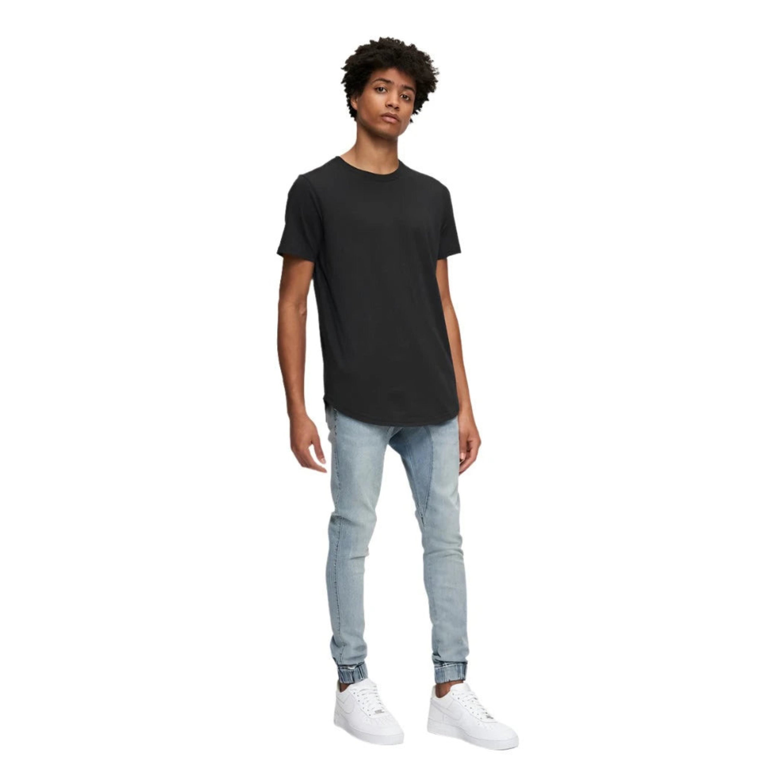 Black Eazy Scoop Tee