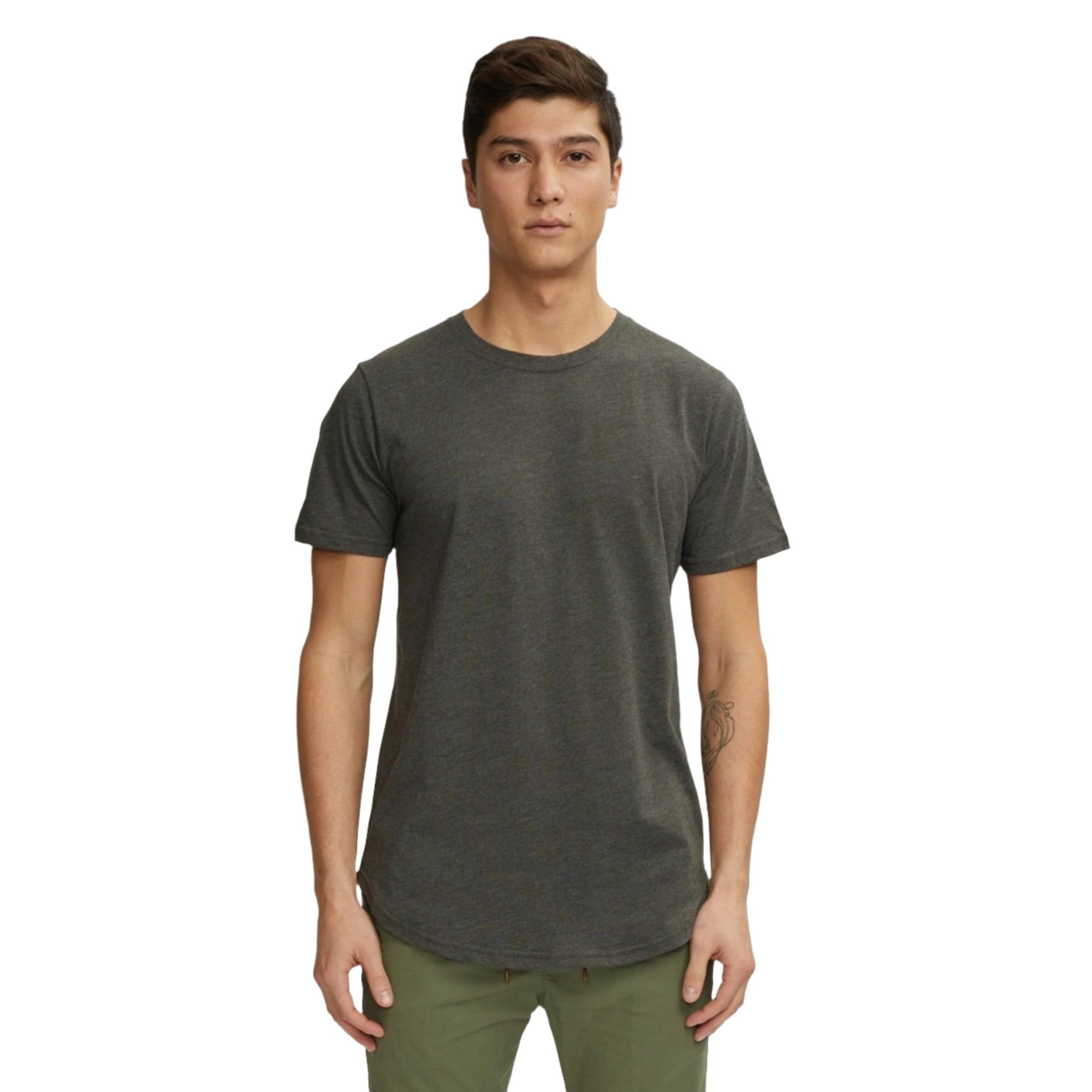 Dark Olive Eazy Scoop Tee