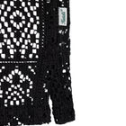 Chemise de yacht en crochet noire