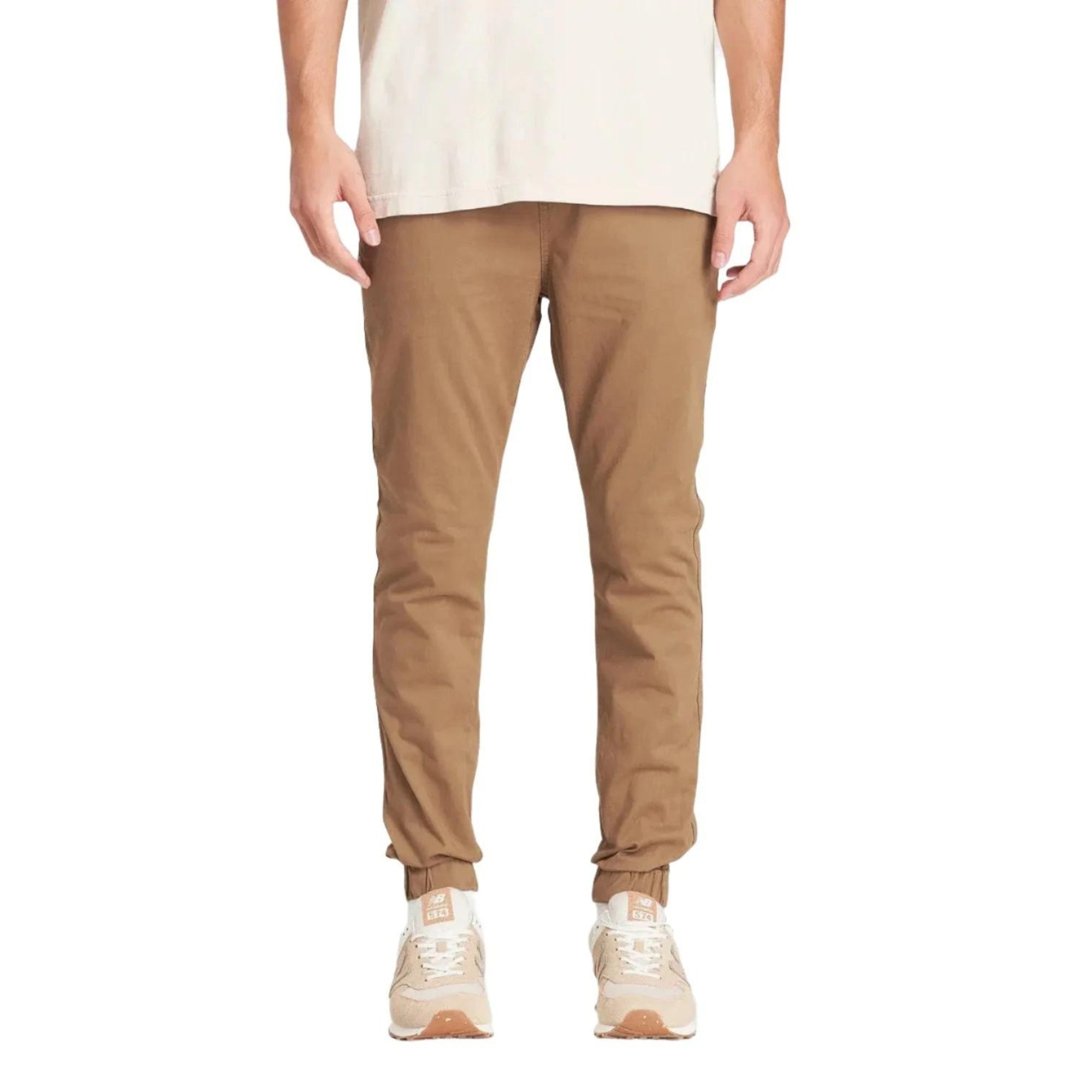 Pantalon de jogging chino d'épaisseur moyenne Kuwalla sable