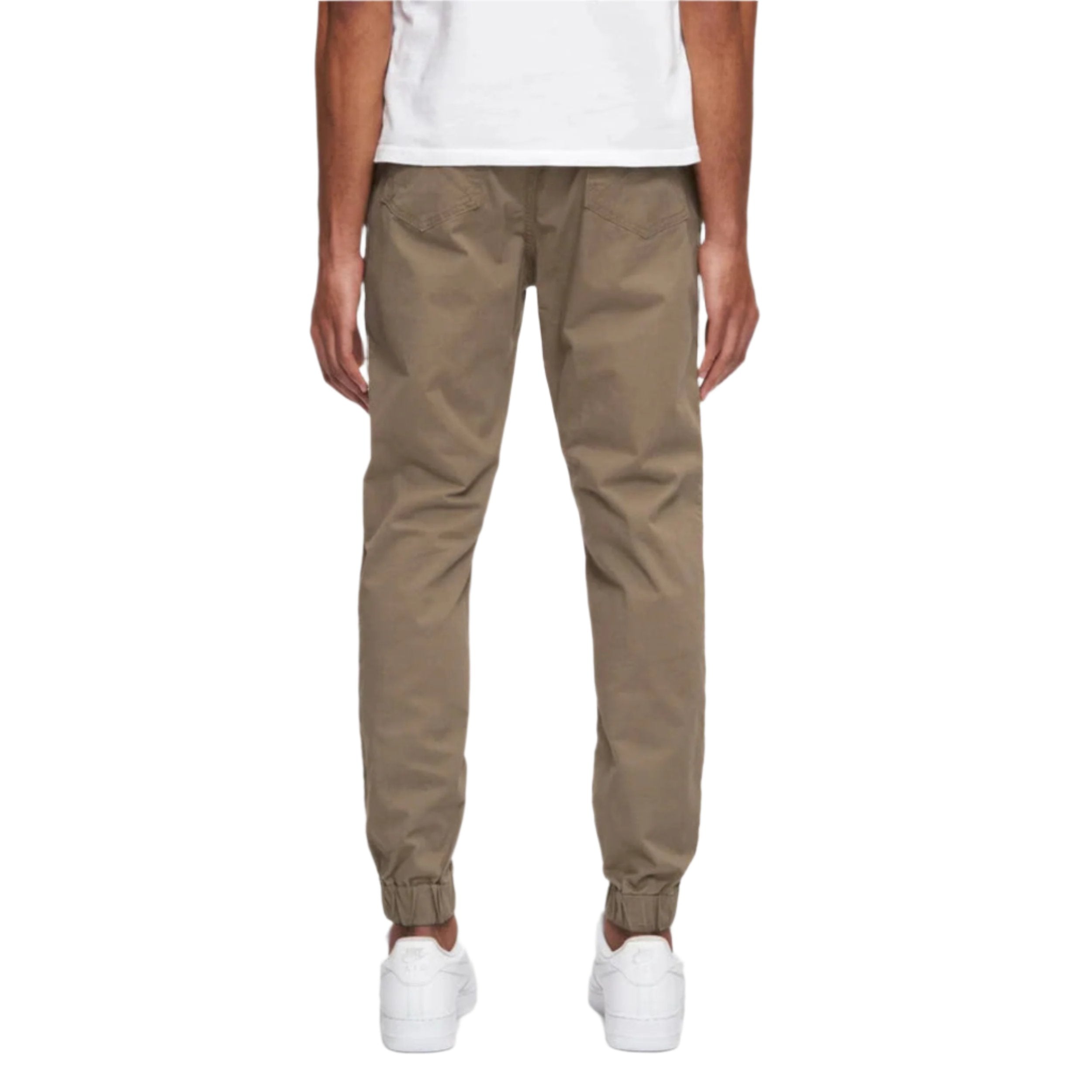 Taupe Midweight Chino Jogger